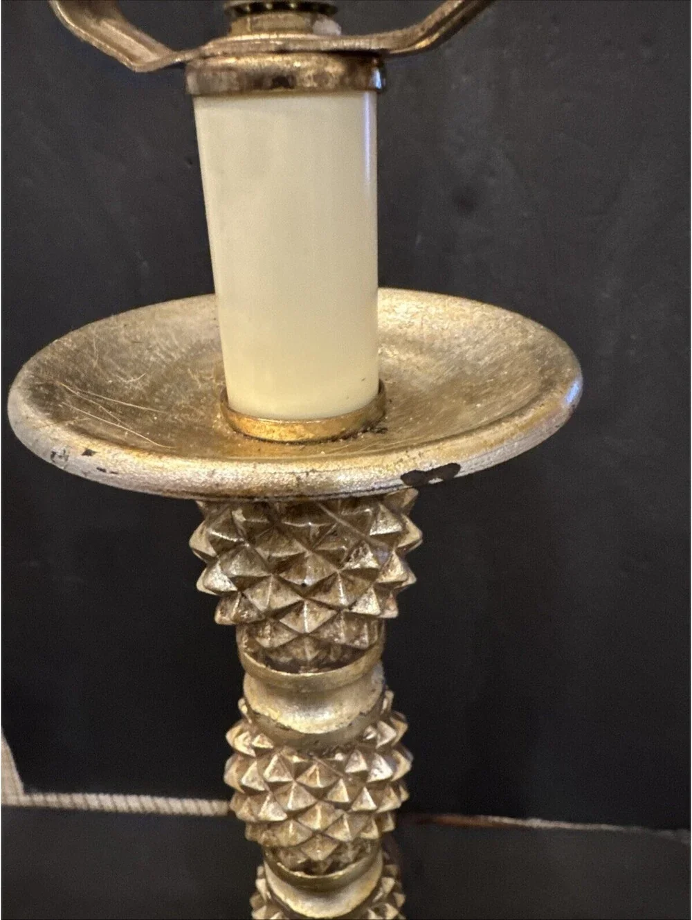 Rare Uttermost Pineapple Designed Body Indoor/Outdoor Table Lamp 31” H